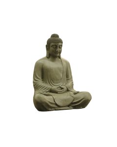 GA Sitting Buddha Ancient Cement