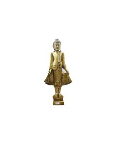 Buddha Statue- Antique Gold