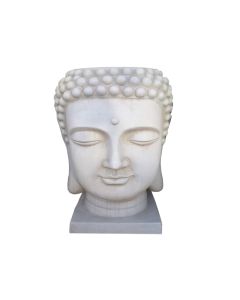 Buddha head planter