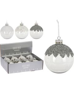 KI Xmas Ball With Beads Assorted