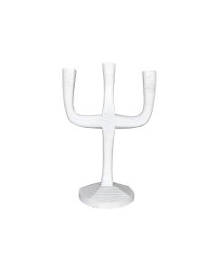 Cactus Candle Stick - White