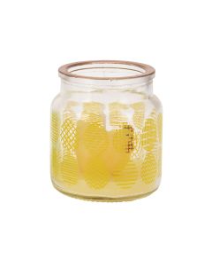 Candle in Printed Glass