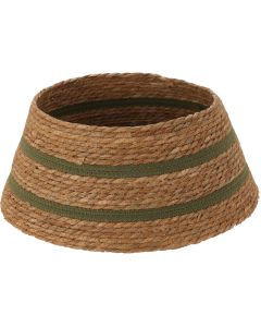 KI Xmas Tree Skirt Green Strip