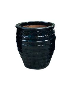NHB Ceramic Pot - Black - 58 cm