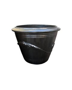 Ceramic Pot Black XLarge