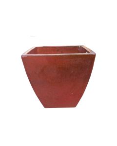 WX Ceramic pot tropical red