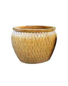 NHB Ceramic Pot - Yellow - 40cm