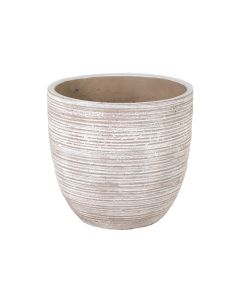 MG Ciao Lines Egg Pot Grey