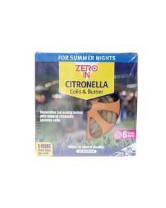 Citronella Coils and Burner 6 Coil Pack