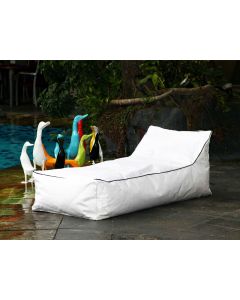 Pouf Clade Sun Lounger - White - H60cm