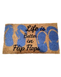 Coir Mat Flip Flop Design