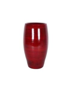 Pot Tall Cresta Deep Red D20 x H30cm