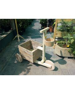 Wooden Bicycle Planter Box for Garden