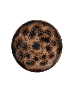 Deco Wall Plate Brown