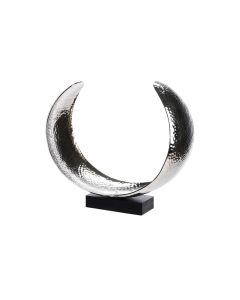 C-shaped Aluminum on Wooden Base