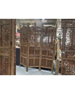 KR Screen Wood / Room Divider - Brown