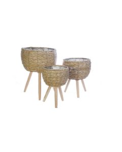 KZ Drift Round Basket Natural - Large