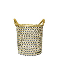 Seagrass Basket Round Natural - 34cm