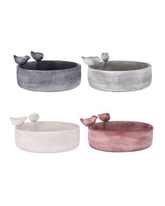 ED Birdfeeder Bowl 4 Assorted H8xD29cm