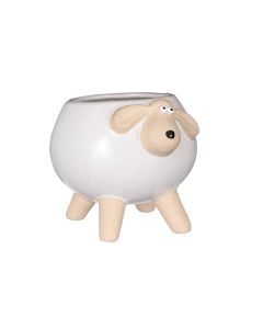 ED Sheep Pot Beige H12cm