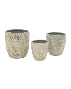 MG T. Egg pot Drip Greenwash 25 cm