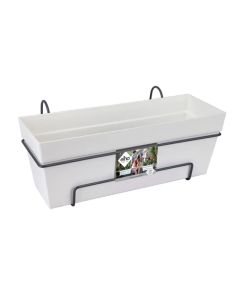 EL Green Loft Trough All in 1 Plastic Hanging Pot White 50cm