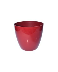 Brussels Diamond Pot Glossy Red 16cm