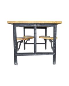 Table with Adjustable Chairs