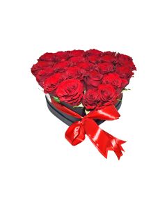 Much Love - Flower arrangement in Black Box