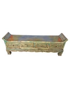 4 Drawers Antique Style TV Cabinet