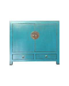 2 Drawers 2 Door Cabinet - Modern Aesthetic