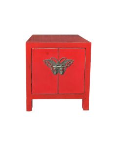 Unique Style 2 Door Cabinet Red