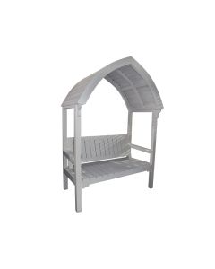 HOT Garden Wooden Bench with Roof - Custom Made