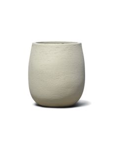 GD Balloon Pot Ivory D30xH35cm