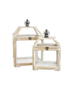 KZ Glasshouse with wooden Frame - Large