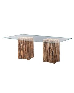 Glasstop Sardine Dining Table