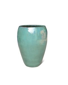 TK Glazed Ceramic Jar - Green