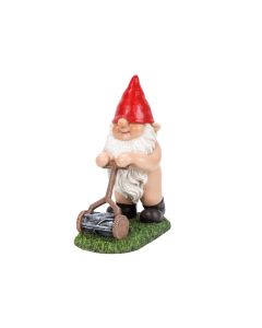 Gnaughty Gnome Moving Lawn
