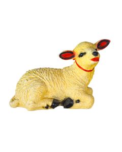 Sitting Goat - Yellow - Garden Ornament