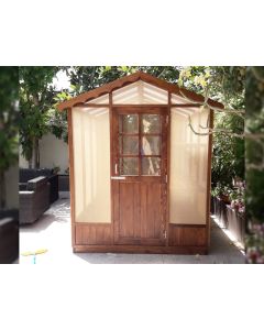 Greenhouse- Shade Net Beige - With Shelves