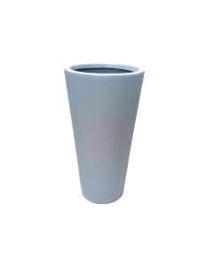 AC Planter - Tall Fiber Pot Grey with Rough Finish