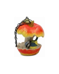 Hanging Apple Bird Feeder