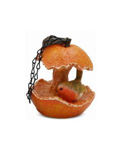 Hanging Orange Bird Feeder