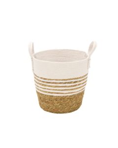 MG Hayden Swirl Basket - White