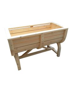 Custom Made Wooden Curved Planter