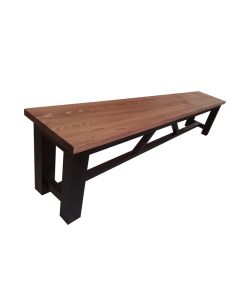Custom Made Wooden Bench- Brown