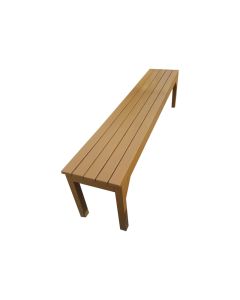 Custom Made Wooden Bench - Brown