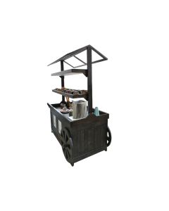 Custom Made Wooden Counter With Wheels
