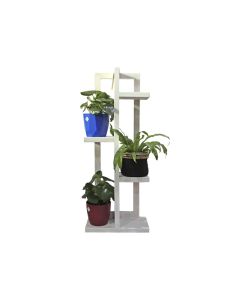 HOT Wooden Shelf White - Plant Stand - 40x20x100cm