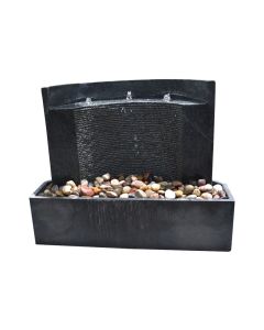 Curve Garden Water Fountain Granite Grey
